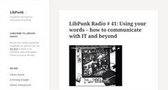 Desktop Screenshot of libpunk.info